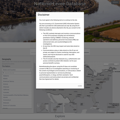 National Levee Database
