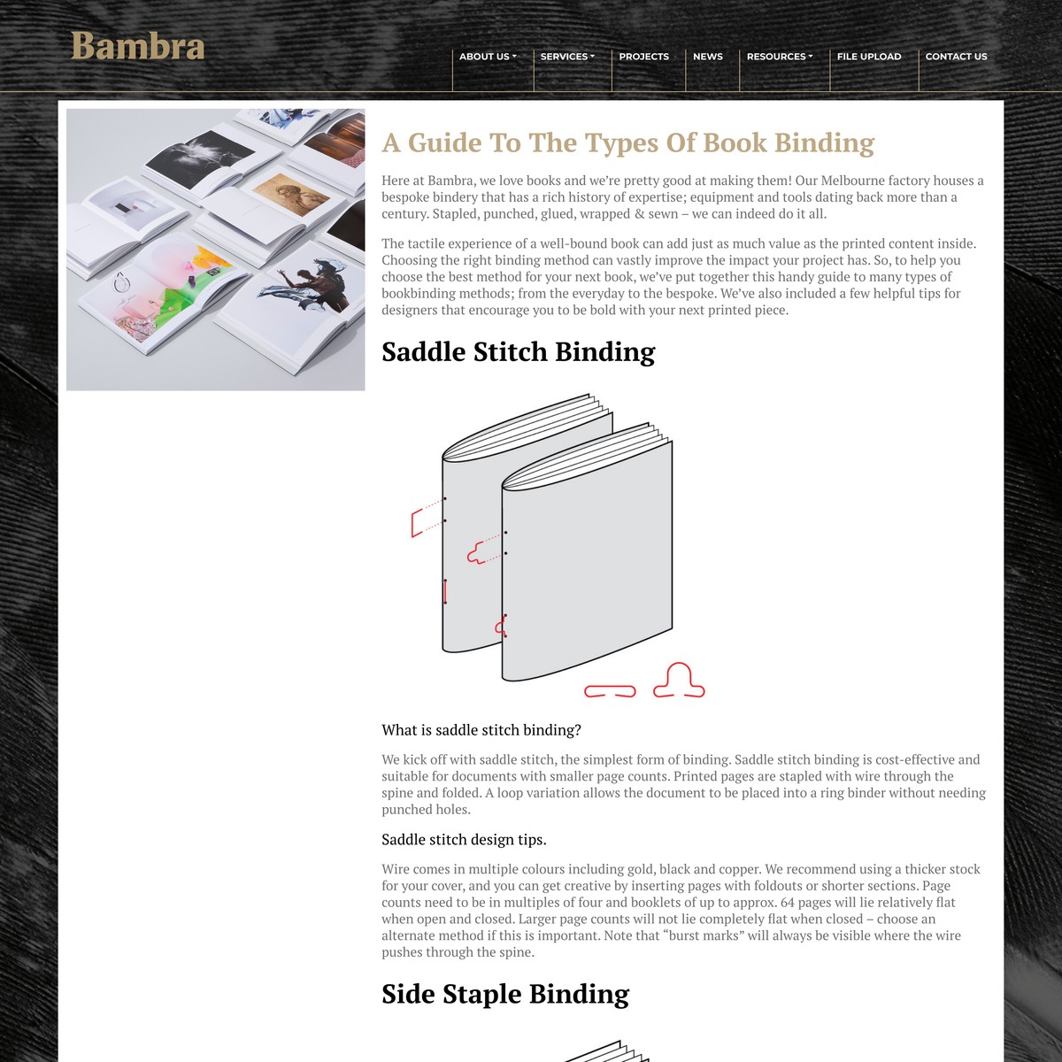 A Guide To The Types Of Bookbinding Handy Design Tips Bambra — Are.na