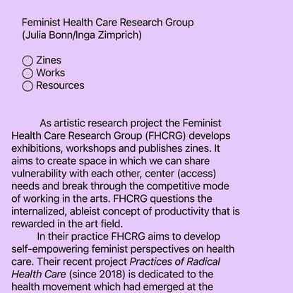 Feminist Health Care Group