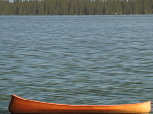 canoe cedar remote island handheld artefact out of focus