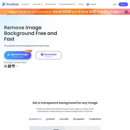 Free Background Remover: Remove Image Background Online | PicWish