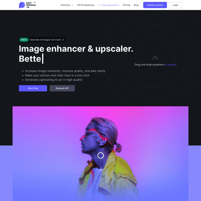 Let’s Enhance: Image Quality AI &amp; Free Online Photo Enlarger
