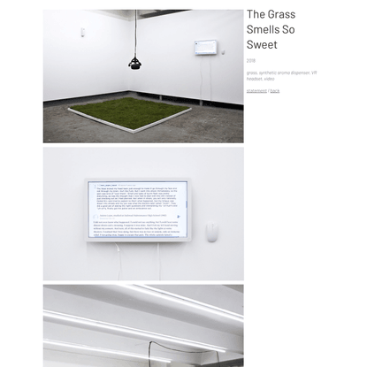 The Grass Smells So Sweet | daniploeger