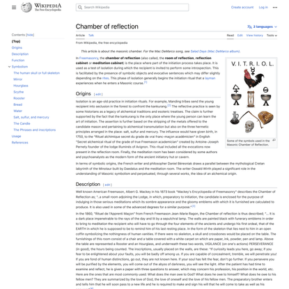 Chamber of reflection - Wikipedia
