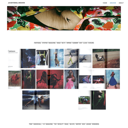 Archive – JA EDITORIAL ARCHIVE