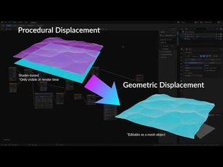 Convert Material Displacement to a Mesh with Blender 2.8 - Bonus Tutorial