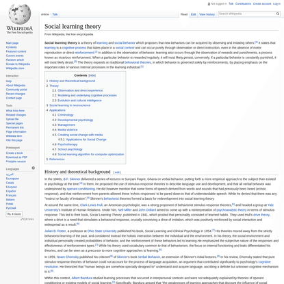 Social learning theory - Wikipedia