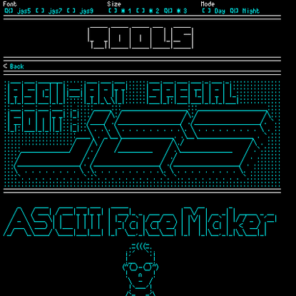 Adel Faure ‒ Games, music, tools, fonts, ASCII art