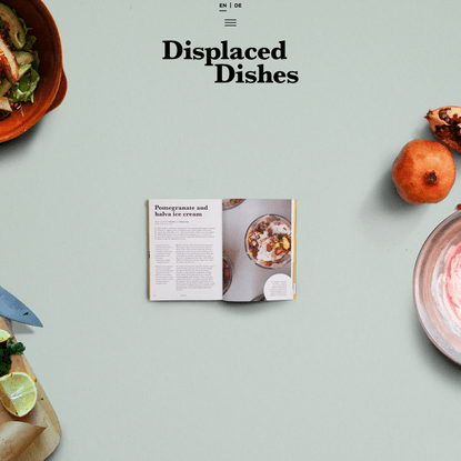 Displaced Dishes - A cookbook with a difference