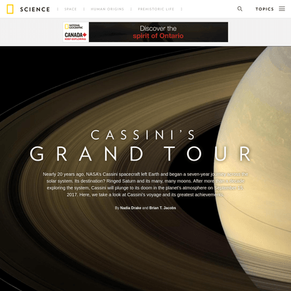 Here's What Cassini Saw During Its Tour of Saturn