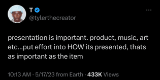 put effort in prsentation