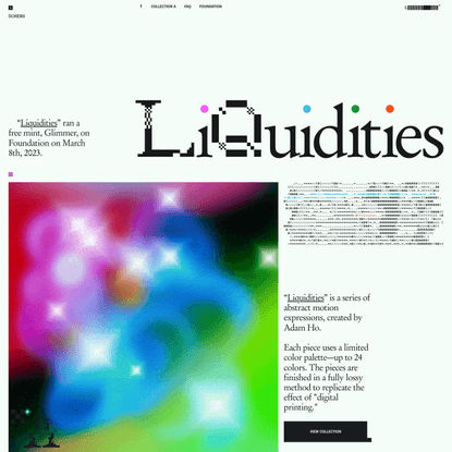 Liquidities by Adam Ho