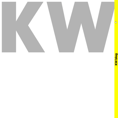 KW Institute for Contemporary Art