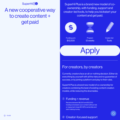 A new cooperative way to create content + get paid