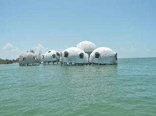 The experimental home of an oil baron swallowed by the sea