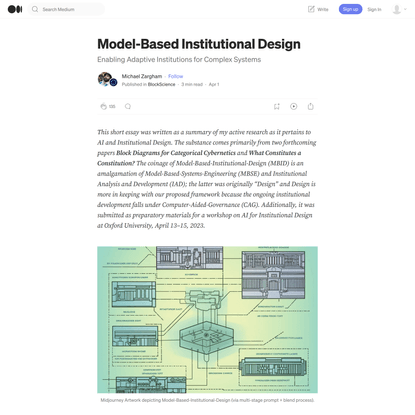Model-Based Institutional Design