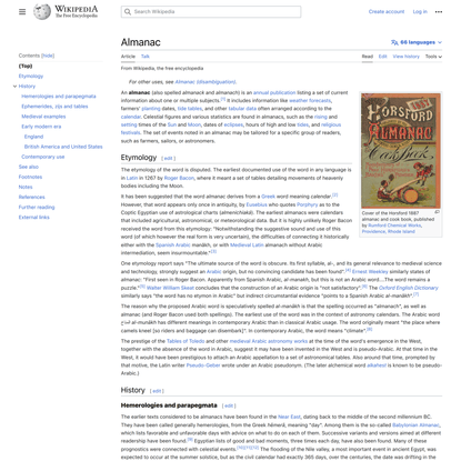 Almanac - Wikipedia