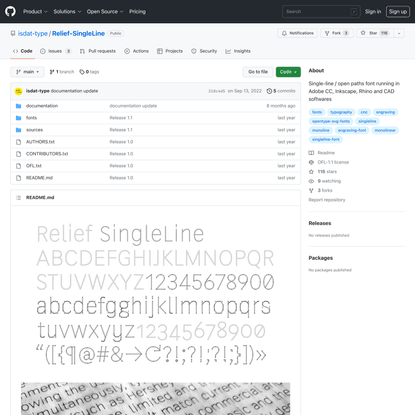 open source typefaces — Are.na