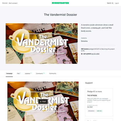 The Vandermist Dossier