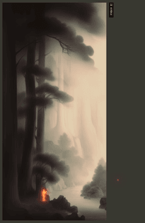 //it hits me for the first time, out in the woods