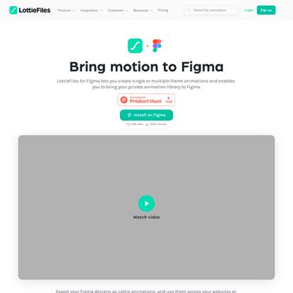 LottieFiles for Figma - Bring motion to Figma