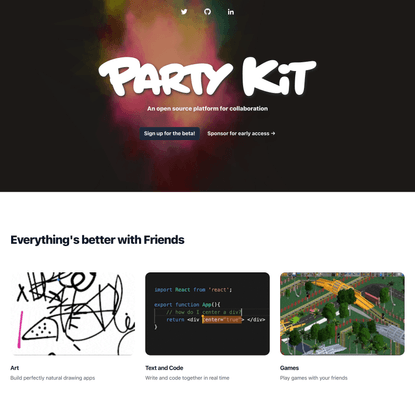 PartyKit: an open source platform for collaborative applications