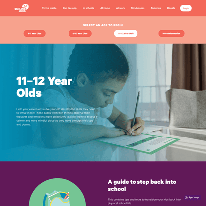 KCP 11-12 Year Olds — Smiling Mind