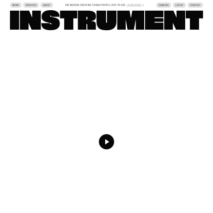 Instrument | Digital marketing, branding and product experiences | Instrument