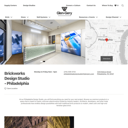 Philadelphia Brickworks Design Studio | Glen-Gery