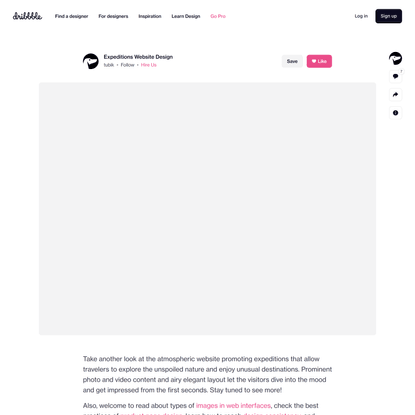 Expeditions Website Design