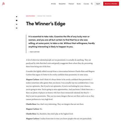The Winner’s Edge