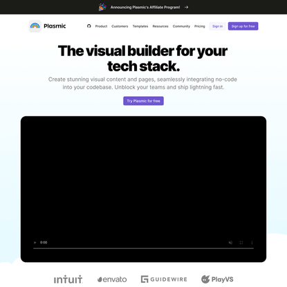 Plasmic - The headless page builder for your codebase