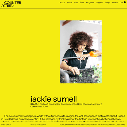 jackie sumell — COUNTERPUBLIC