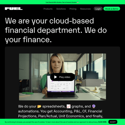 We are your cloud-based financial department.