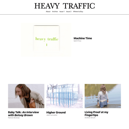 Heavy Traffic -
