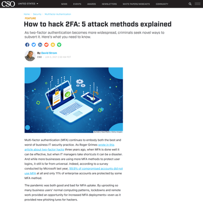 How to hack 2FA: 5 attack methods explained