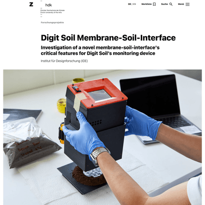 Digit Soil Membrane-Soil-Interface | ZHdK.ch