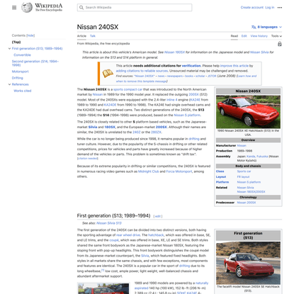 Nissan 240SX - Wikipedia