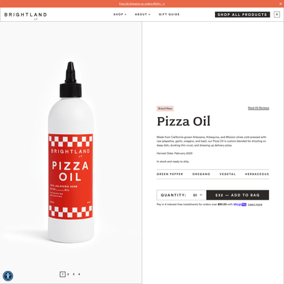 Pizza Oil