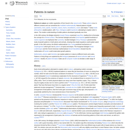 Patterns in nature - Wikipedia