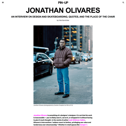 PIN–UP | JONATHAN OLIVARES