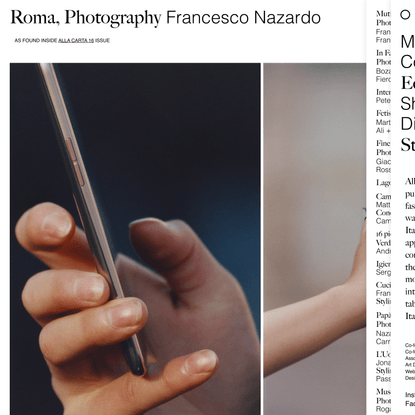 Roma by Francesco Nazardo - AllaCarta
