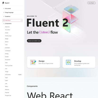 Fluent 2 Design System