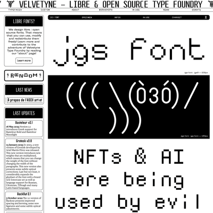 Jgs font