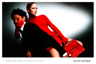 J Lo in look #39 from Louis Vuitton F/W 2003 for their campaign photographed by Mert &amp; Marcus, styling by Katie Grand