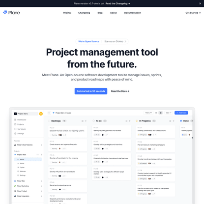 Plane - The open source project management tool
