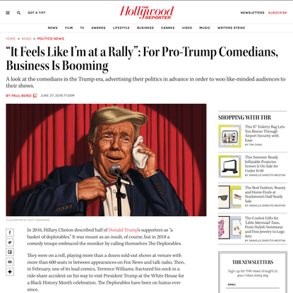 “It Feels Like I’m at a Rally”: For Pro-Trump Comedians, Business Is Booming