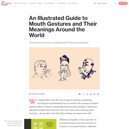 An Illustrated Guide to Mouth Gestures and Their Meanings Around the World