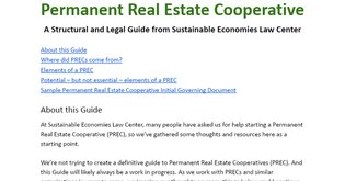 [PUBLIC] How to Start a Permanent Real Estate Cooperative