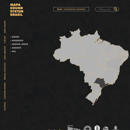 Mapa Sound System Brasil |